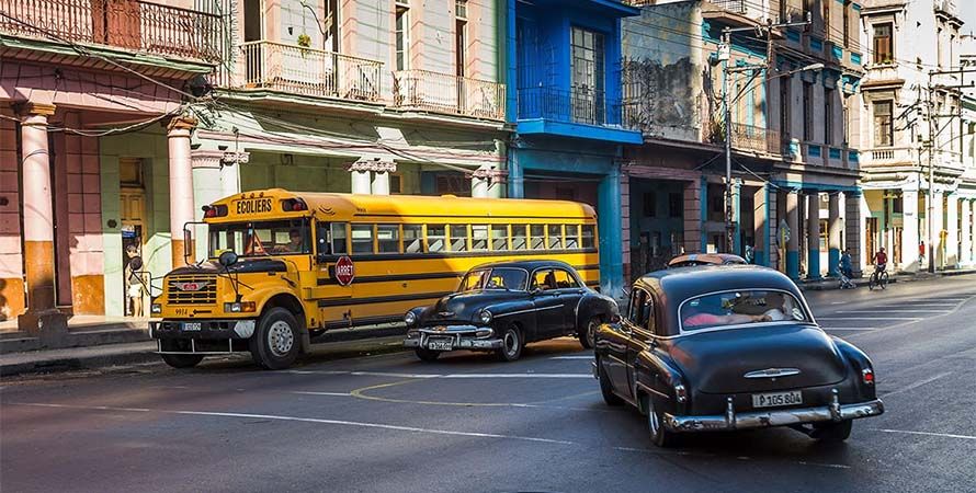 Autobuses en Cuba