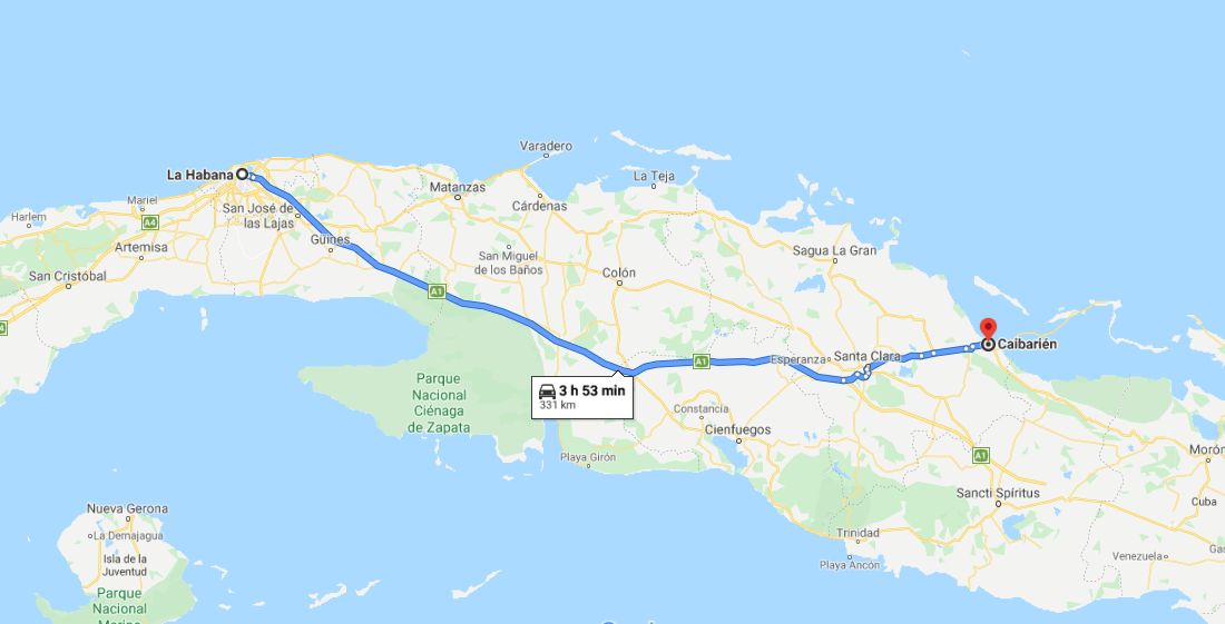 Cómo llegar a Caibarién Cuba