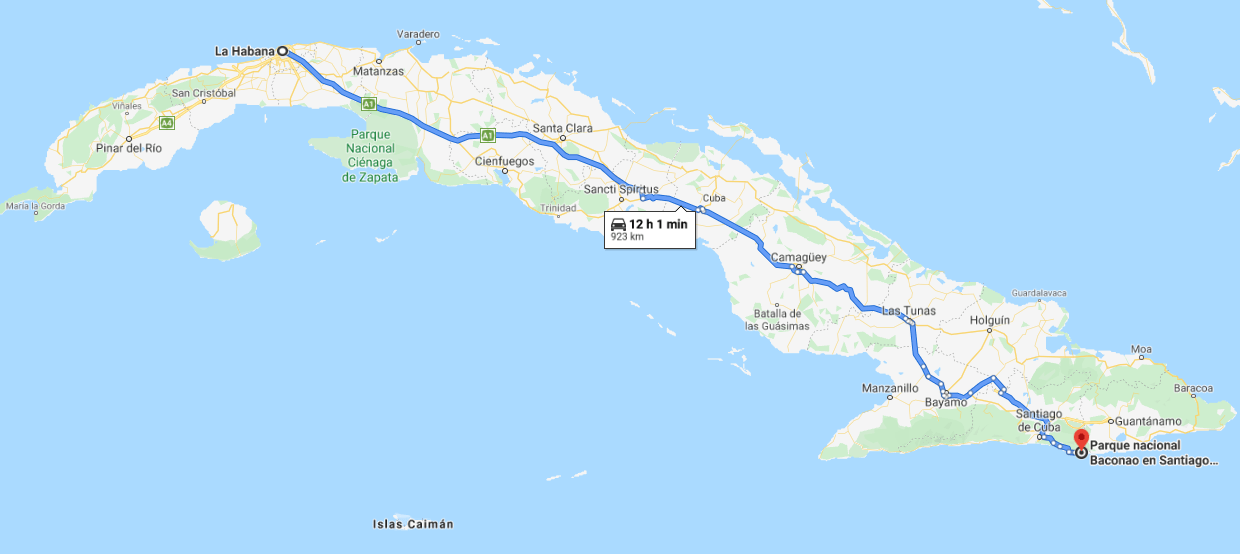 Cómo llegar a Parque Baconao Cuba