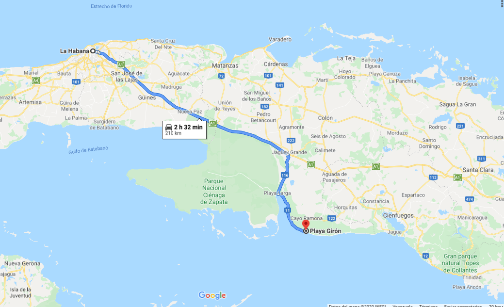 Cómo llegar a Playa Girón Cuba