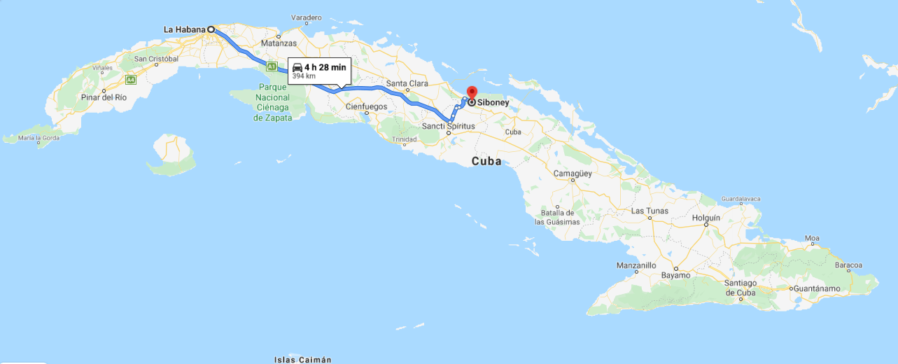 Cómo llegar a Siboney Cuba